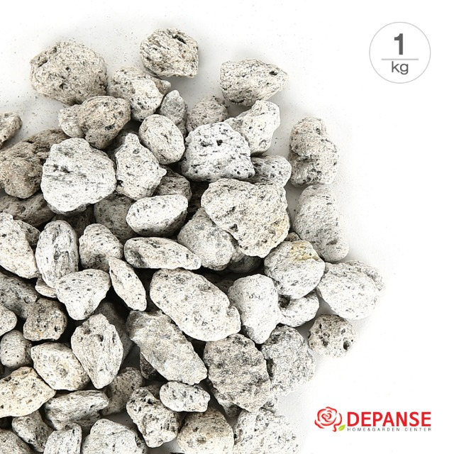 [데팡스] 천연폴라이트 화분 원예 마감재 장식돌 가벼운돌 1kg