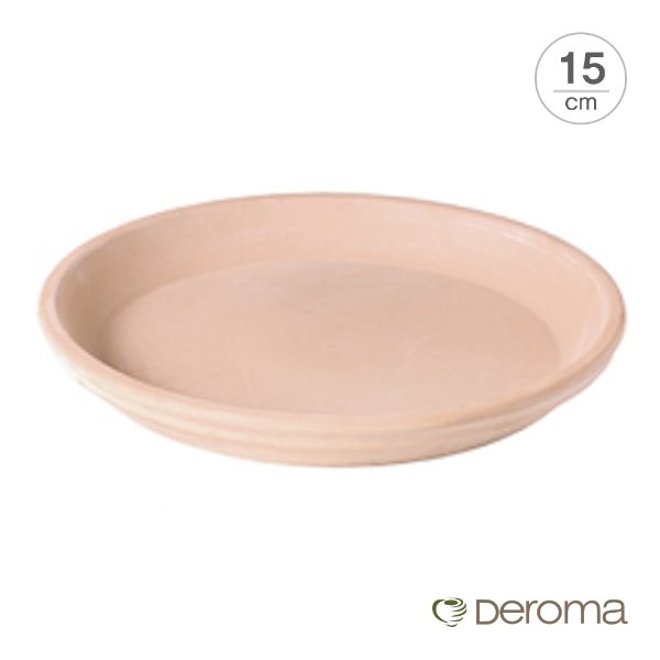 [데로마 Deroma] 테라코타 이태리토분 화분받침대 소토바소 라운드(15cm)