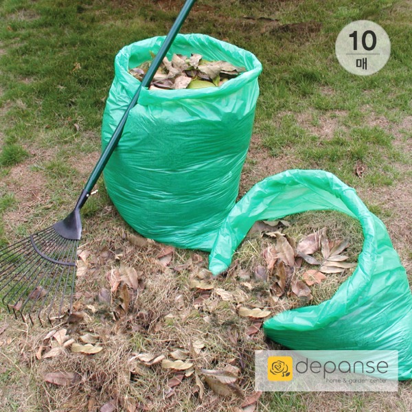 데팡스 정원용 낙엽 비닐 마대 포대 자루 폐기물자루 비닐포대